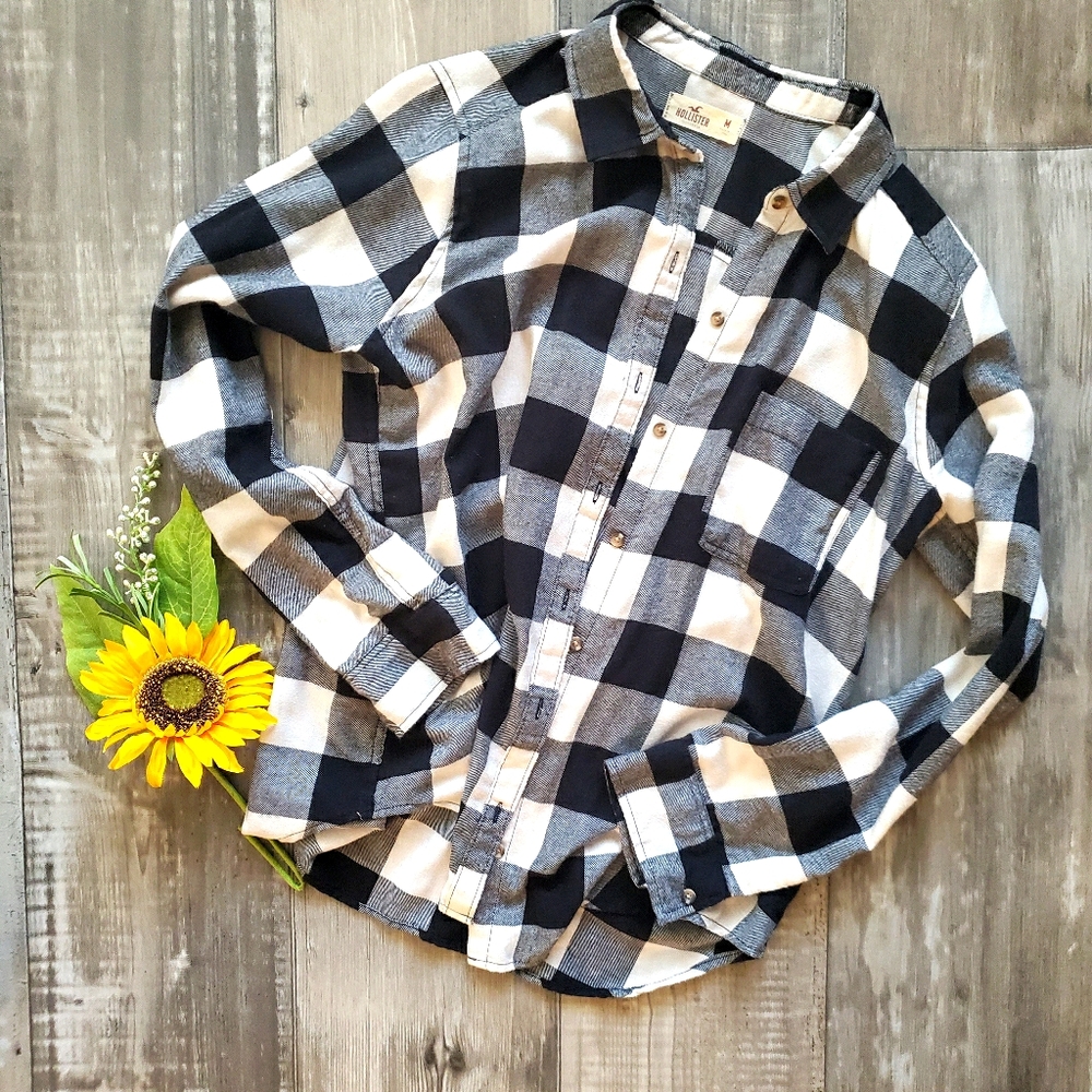 Hollister flannel Buffalo check shirt